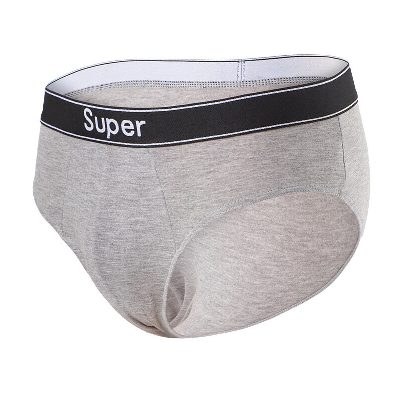 (image for) 5pcs Men's Triangle Briefs Fashion Letter Elastic Belt Comfortable Soft Breathable Daily Sleep Men's Underwear