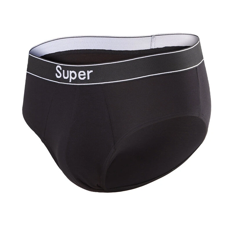 (image for) 5pcs Men's Triangle Briefs Fashion Letter Elastic Belt Comfortable Soft Breathable Daily Sleep Men's Underwear